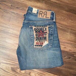 RRL Belgrade Slim Fit Denim Jeans